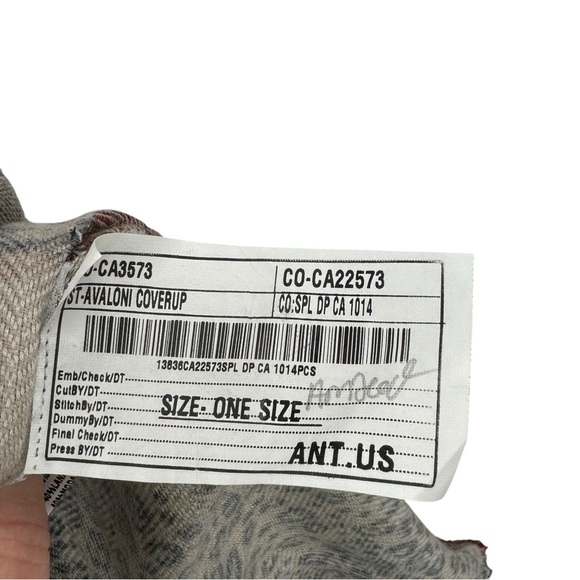 Anthropologie x Conditions Apply Vinario Duster Kimono Multicolor Cheetah | OS - Picture 12 of 13